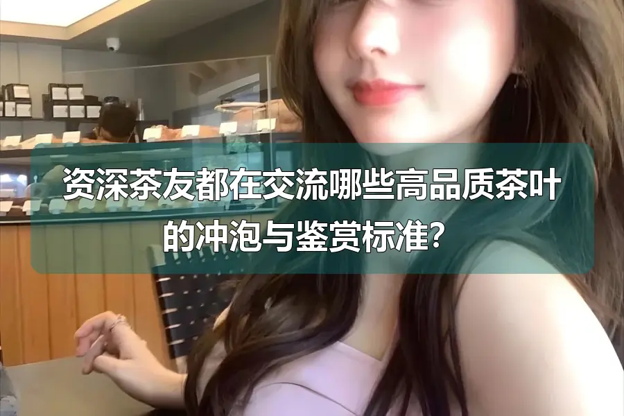 资深茶友都在交流哪些高品质茶叶的冲泡与鉴赏标准？